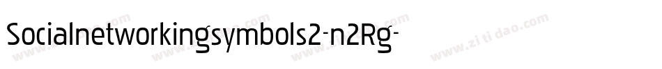 Socialnetworkingsymbols2-n2Rg字体转换