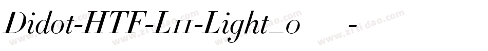 Didot-HTF-L11-Light_0手机版字体转换