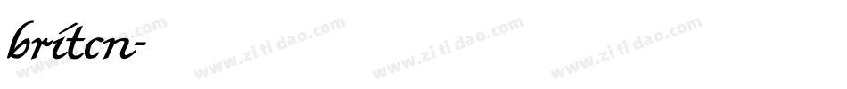 britcn字体转换