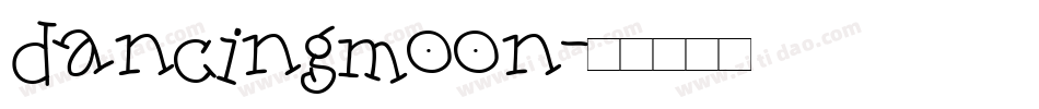 dancingmoon字体转换