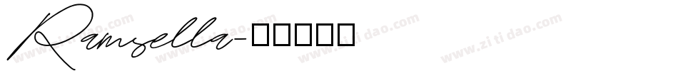 Ramsella字体转换