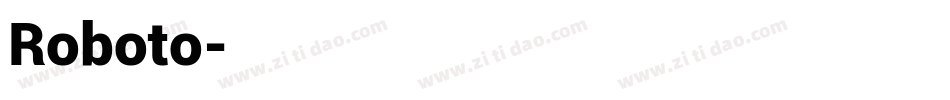 Roboto字体转换