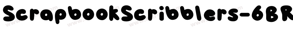 ScrapbookScribblers-6BRx字体转换 ScrapbookScribblers-6BRx字体转换