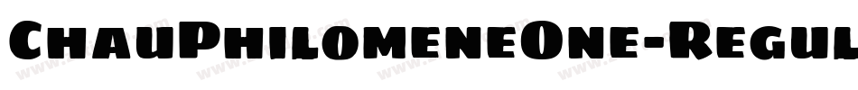 ChauPhilomeneOne-Regular字体转换