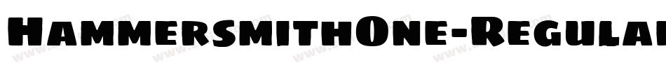 HammersmithOne-Regular字体转换