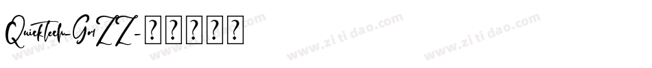 Quicktech-GmZZ字体转换