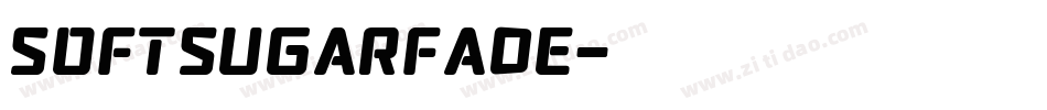 SOFTSUGARFADE字体转换