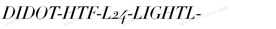 DIDOT-HTF-L24-LIGHTL字体转换