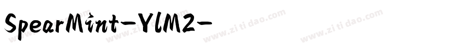 SpearMint-YlM2字体转换