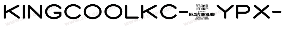 KingCoolKc-4Ypx字体转换