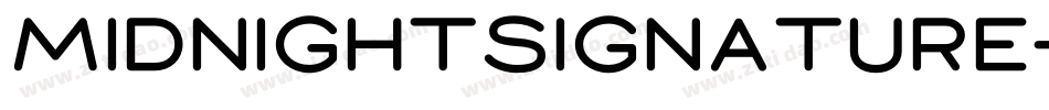 MidnightSignature-qZYpx字体转换