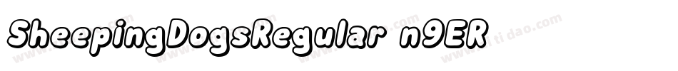 SheepingDogsRegular-n9ER字体转换