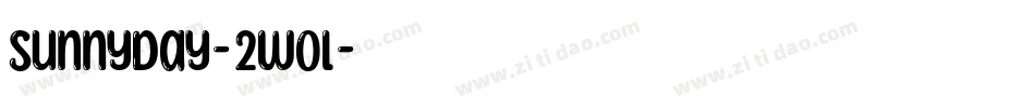Sunnyday-2Wol字体转换