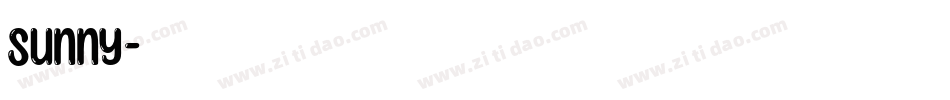 sunny字体转换