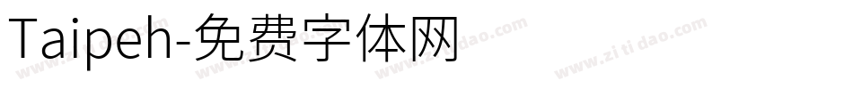 Taipeh字体转换