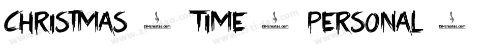 Christmas-Time-Personal-Use字体转换