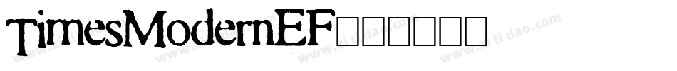 TimesModernEF字体转换