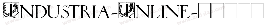 Industria-Inline字体转换