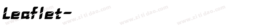 Leaflet字体转换