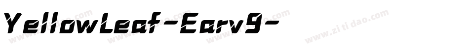 YellowLeaf-Earv9字体转换