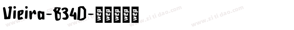 Vieira-834D字体转换