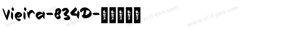 Vieira-834D字体转换