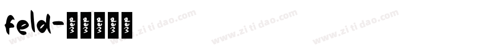 feld字体转换
