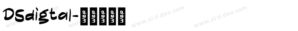 DSdigtal字体转换