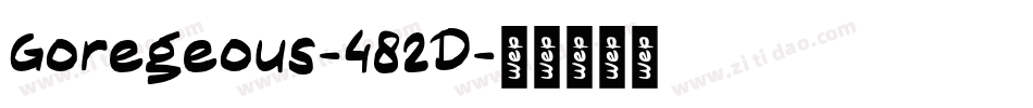 Goregeous-482D字体转换