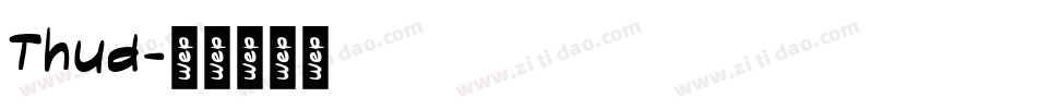 Thud字体转换