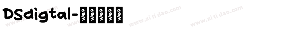 DSdigtal字体转换