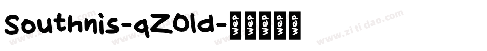 Southnis-qZ01d字体转换