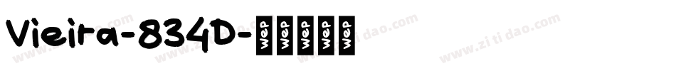 Vieira-834D字体转换