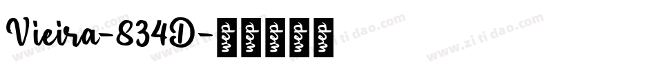 Vieira-834D字体转换