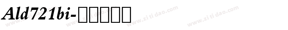 Ald721bi字体转换