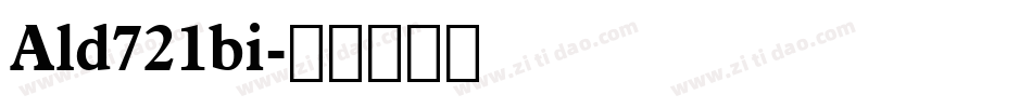 Ald721bi字体转换