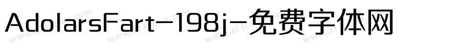 AdolarsFart-198j字体转换