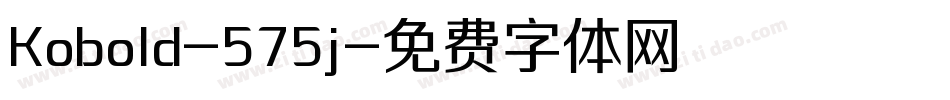 Kobold-575j字体转换