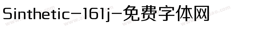 Sinthetic-161j字体转换