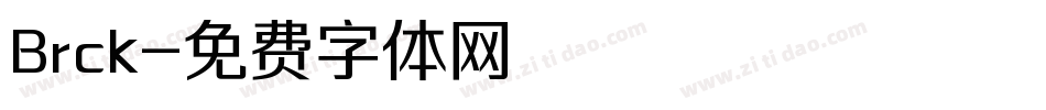 Brck字体转换
