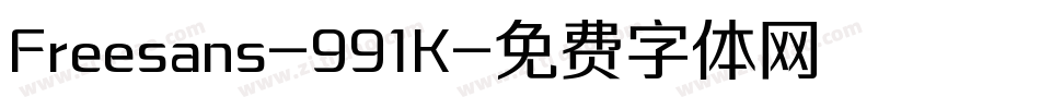 Freesans-991K字体转换