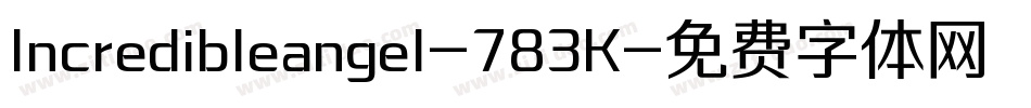 Incredibleangel-783K字体转换