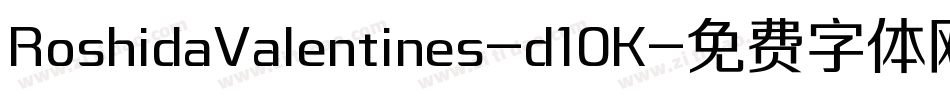 RoshidaValentines-d10K字体转换