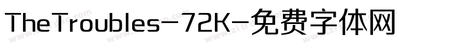 TheTroubles-72K字体转换