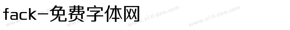 fack字体转换