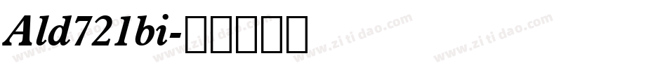 Ald721bi字体转换