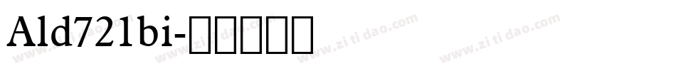 Ald721bi字体转换