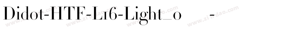 Didot-HTF-L16-Light_0手机版字体转换