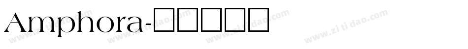 Amphora字体转换