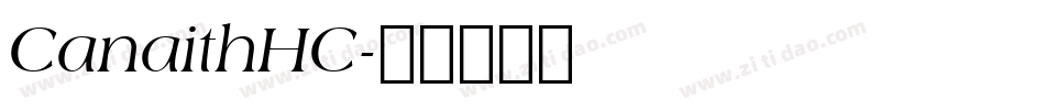 CanaithHC字体转换